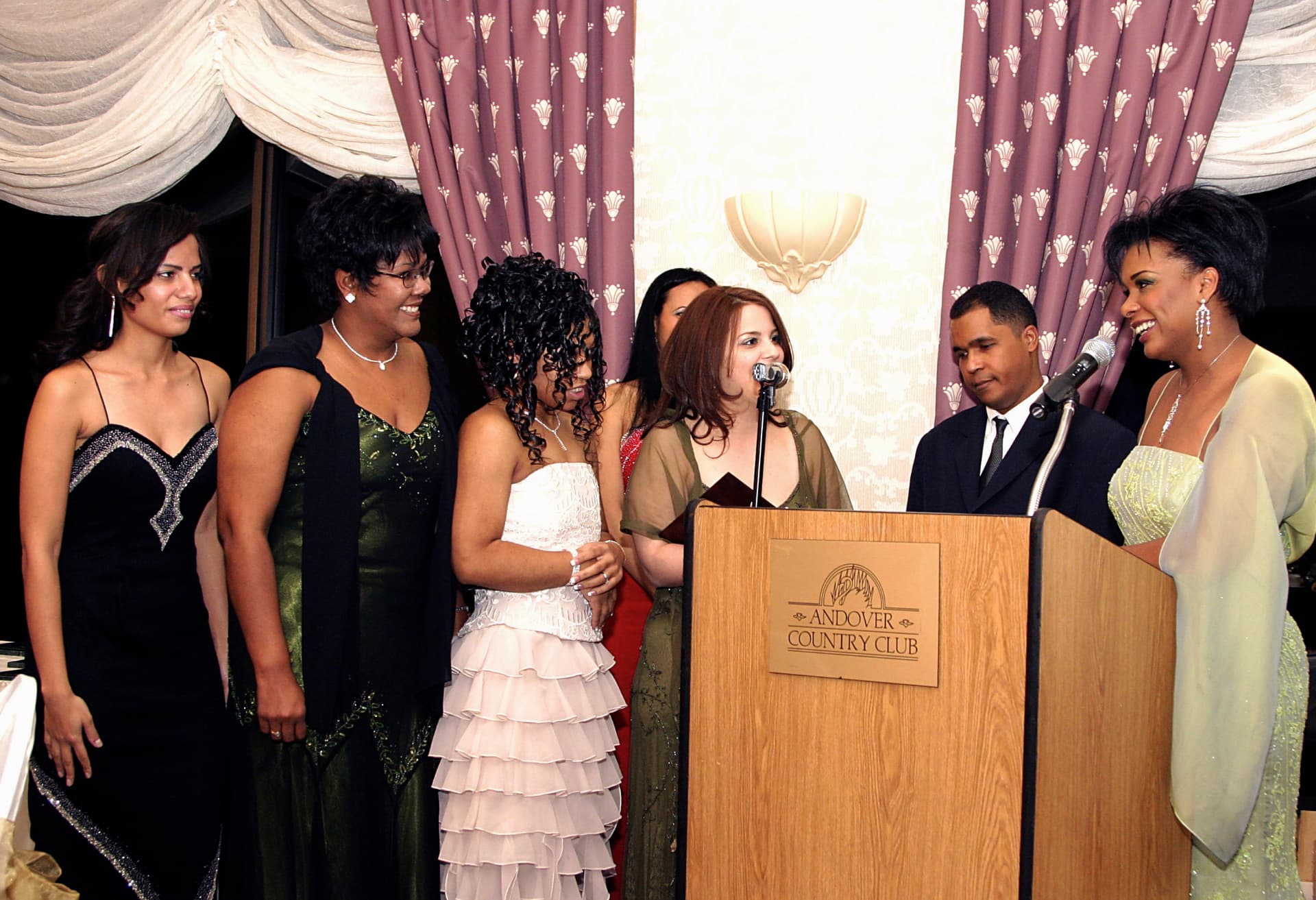 Guests photographed during the first gala