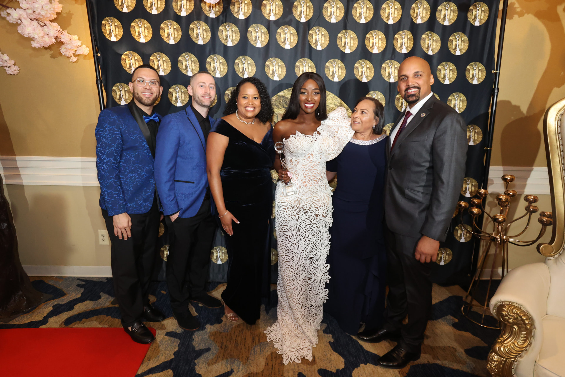 A group portrait during the Hispanic Image Gala 2024