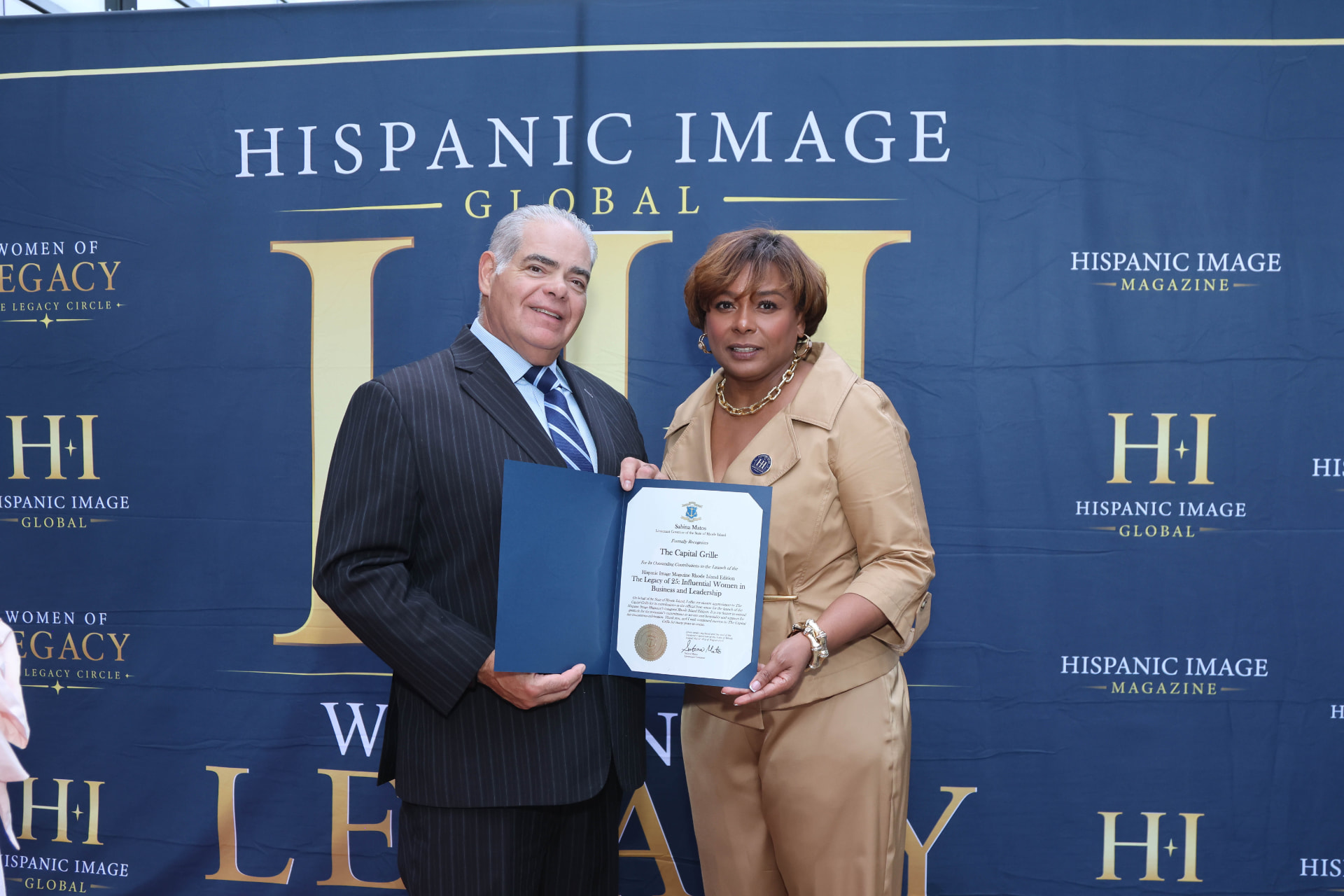Honorees together during the evening