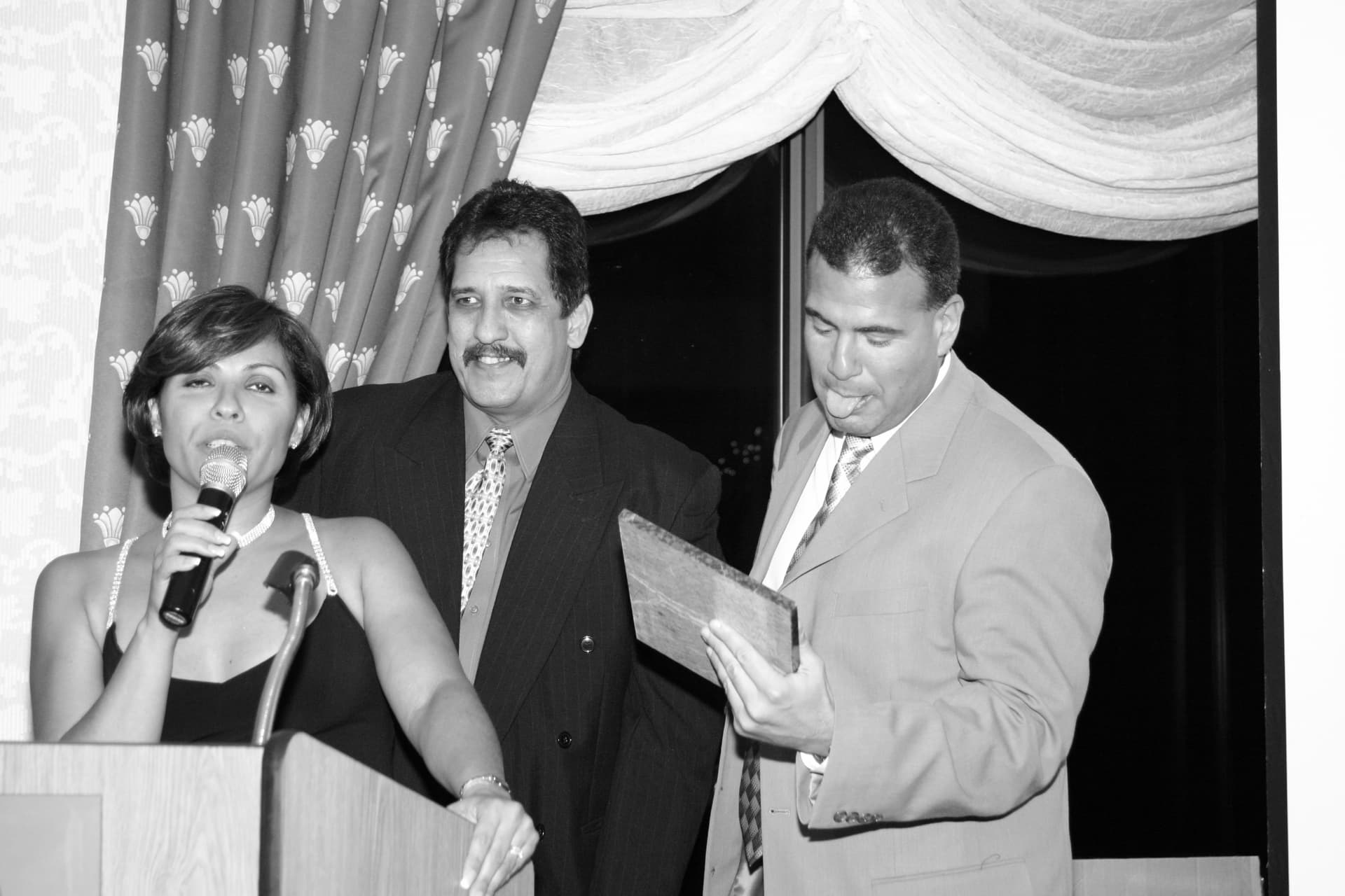 Guests photographed at the first gala