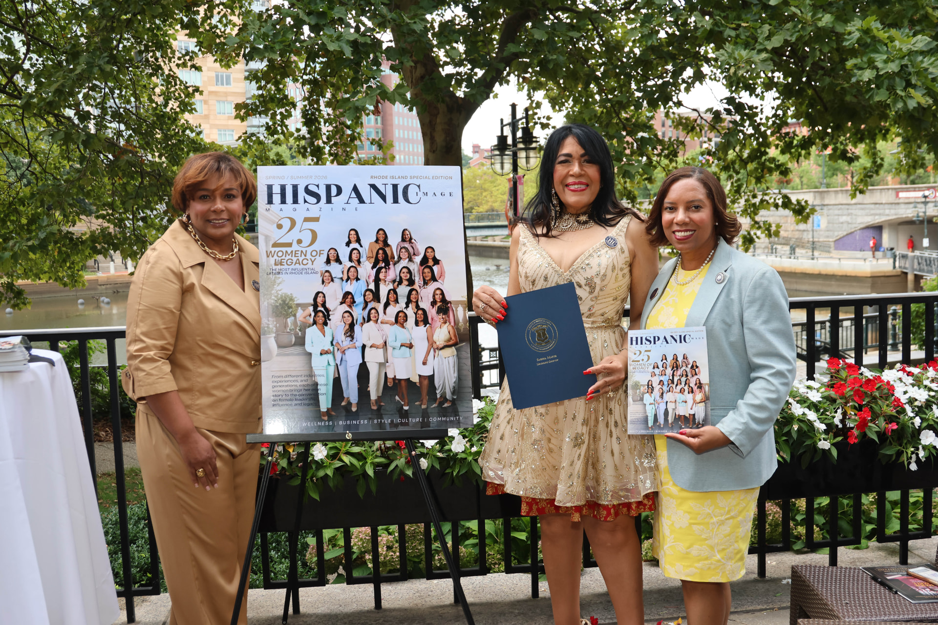 Honorees photographed during the evening