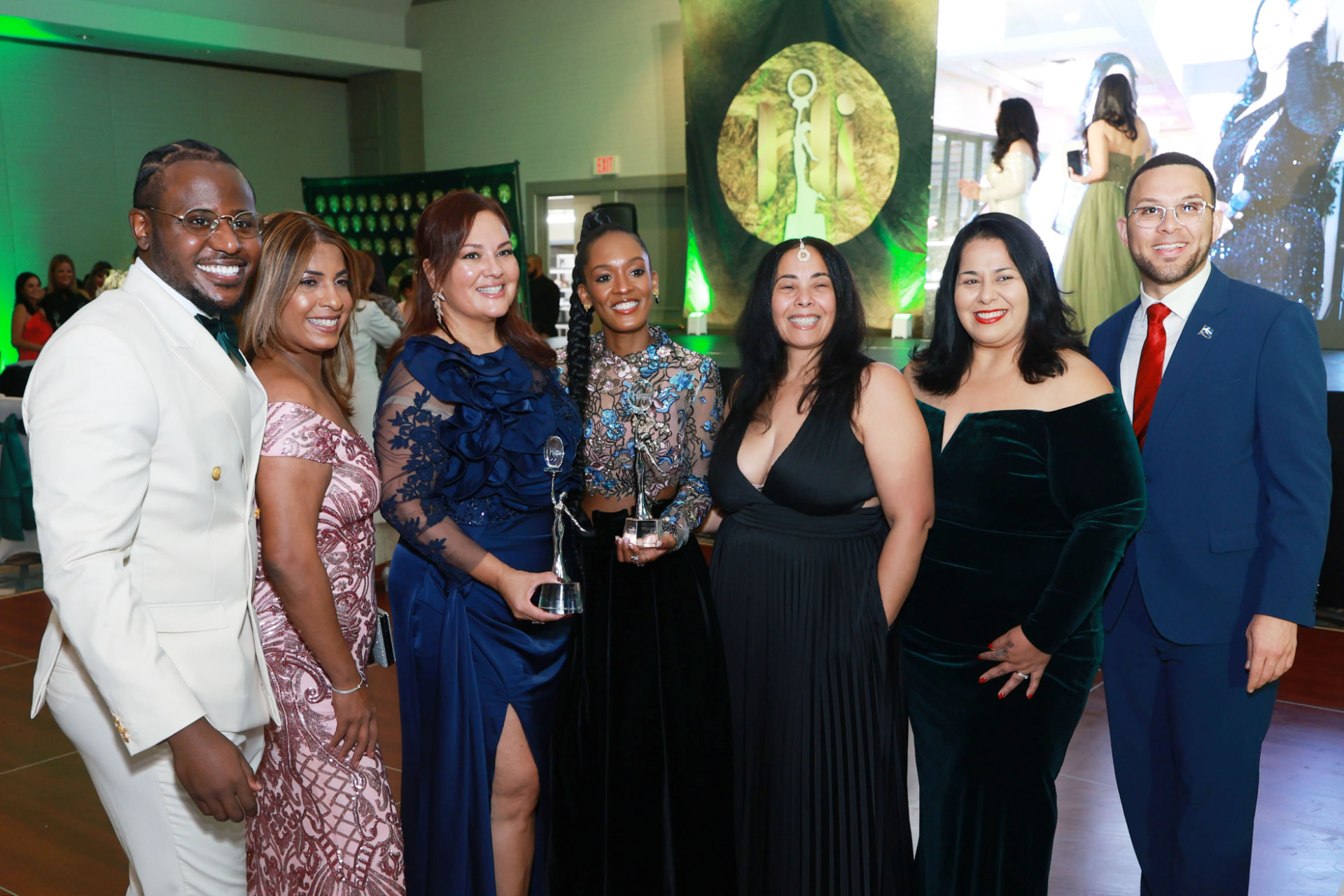 Celebrating at the gala