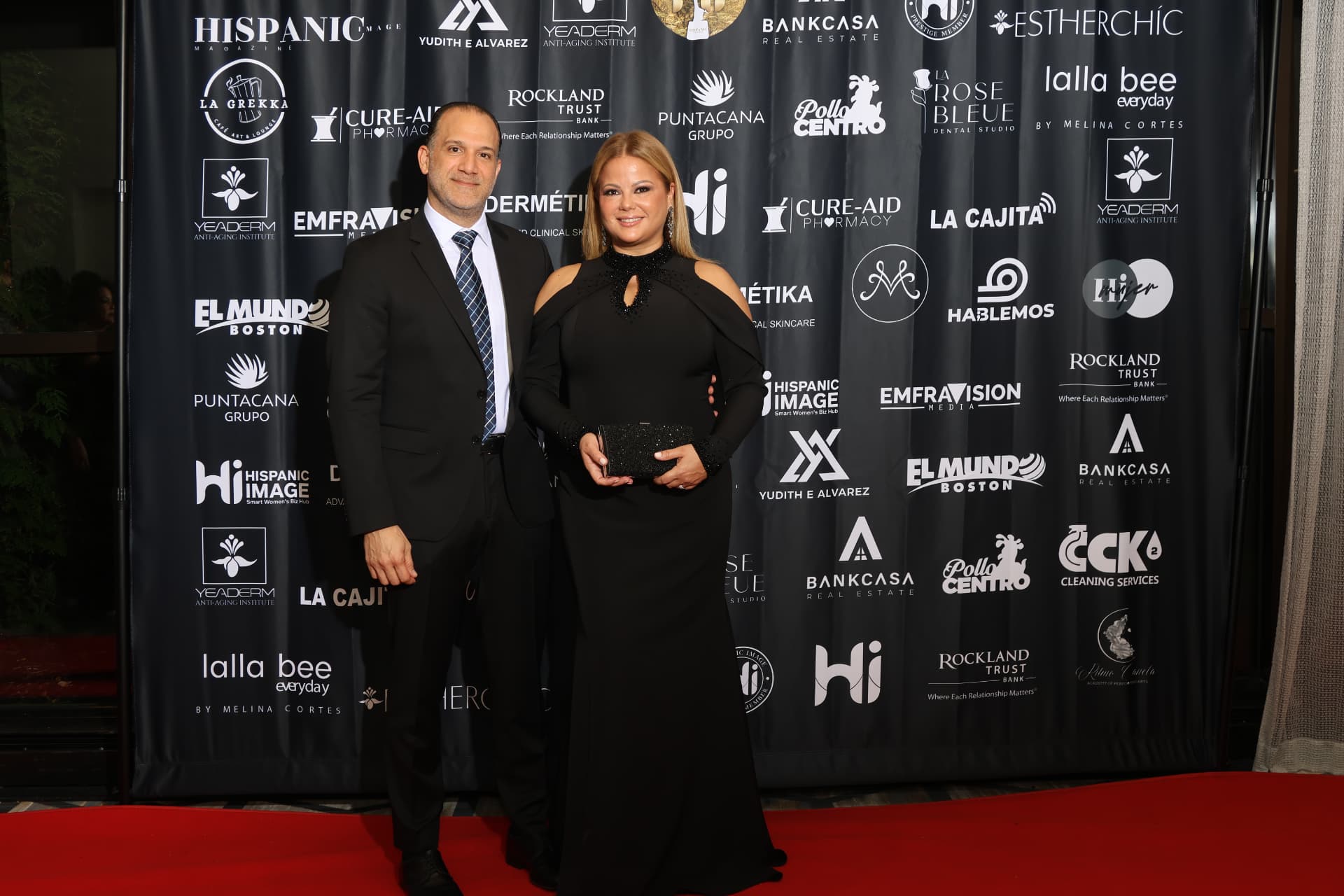 Friends and colleagues photographed at the gala