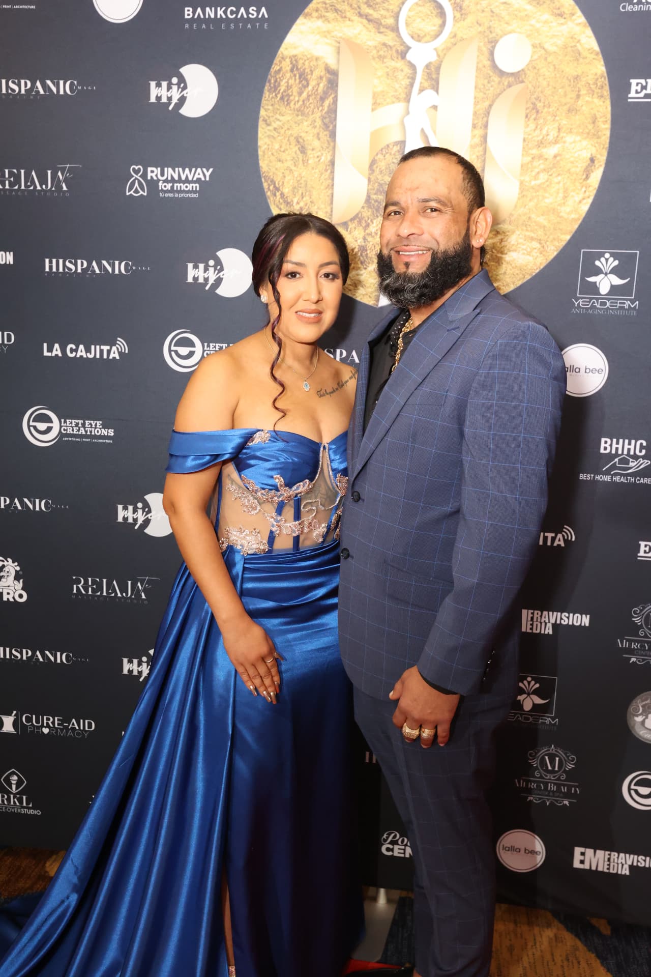 Guests photographed during the gala evening