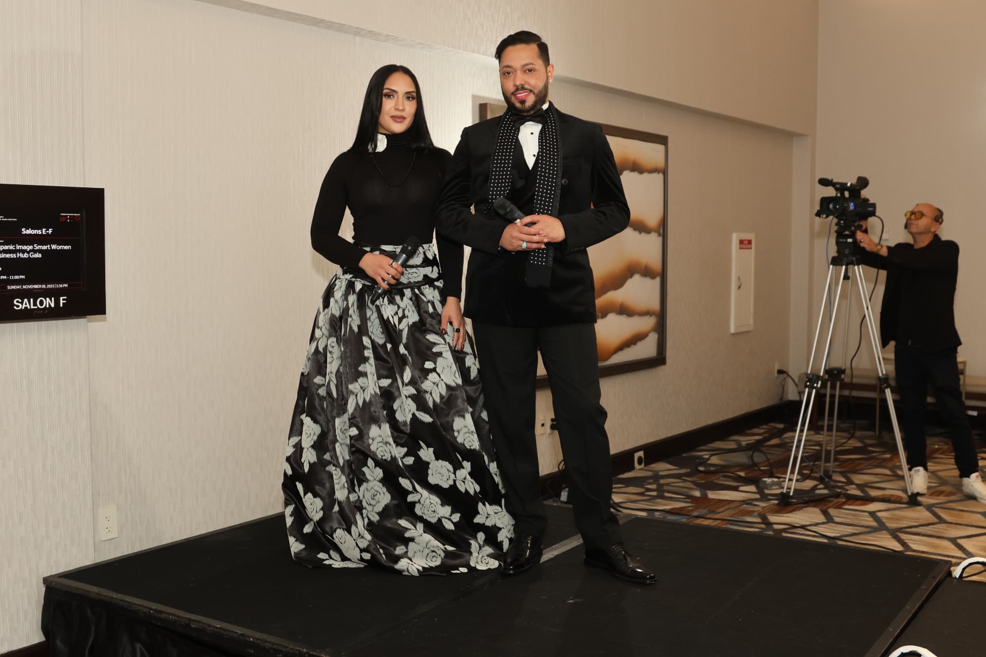 Guests photographed during the evening