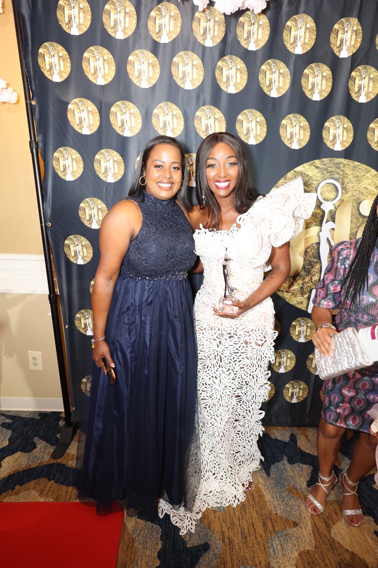 Guests posing together at the Hispanic Image Gala 2024